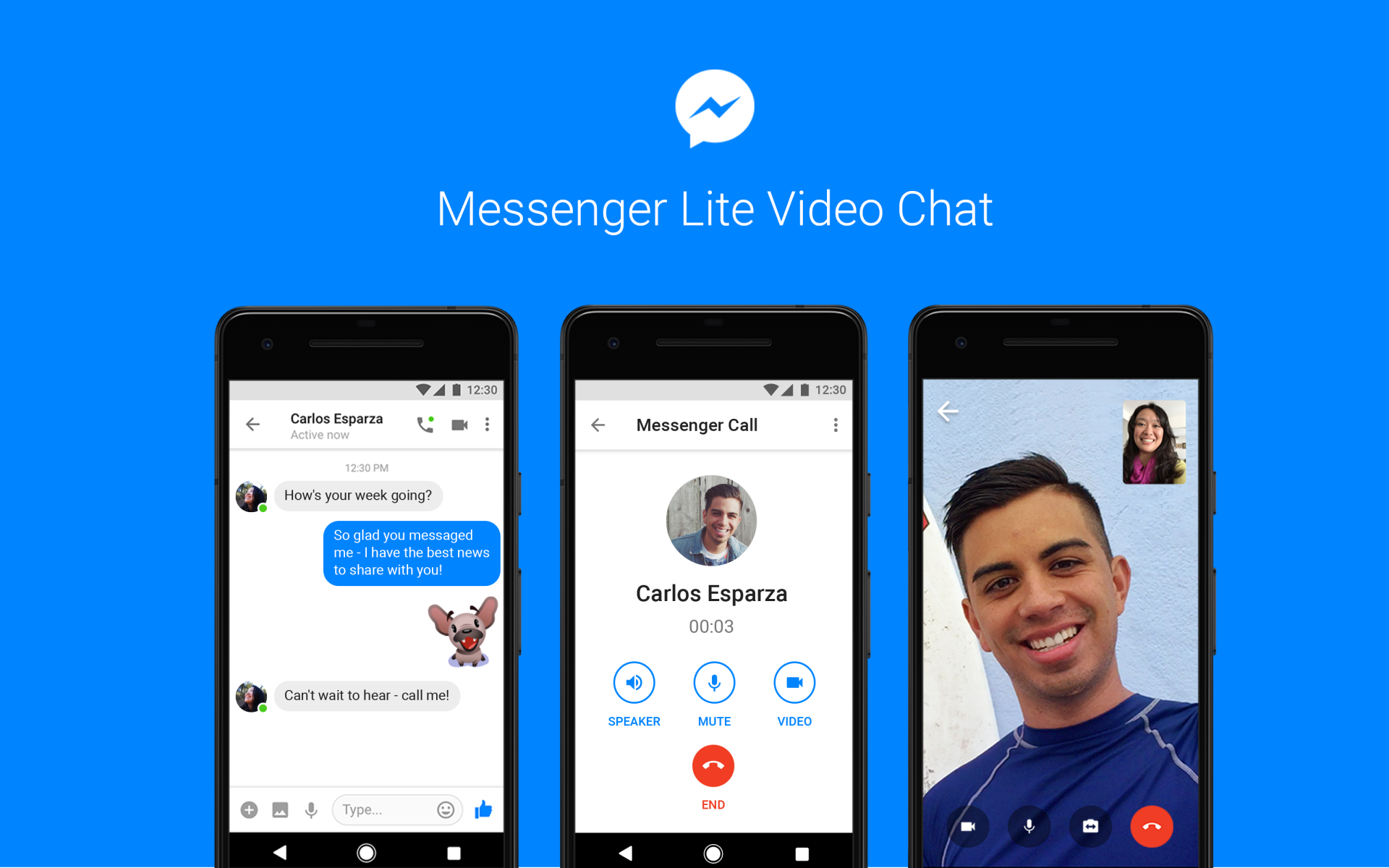 Messenger Lite now has video chat Facebook Messenger Lite is the company&am...