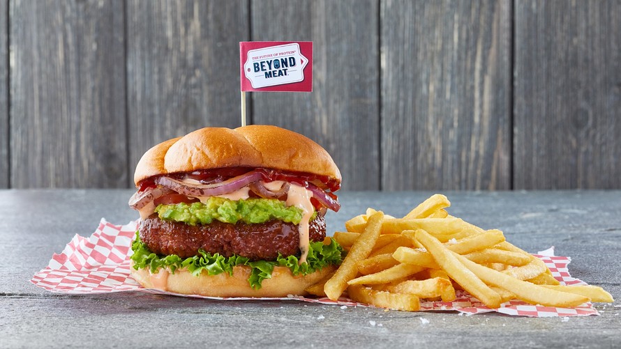 Beyond meat is marketing plant-based food.